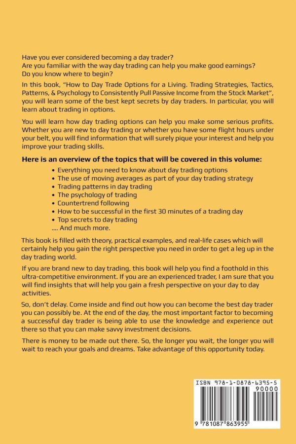 How to day trade options for a living trading strategies tactics patterns psychology to consistently pull passive income from the stock market.jpg