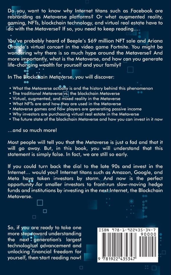 The blockchain metaverse a beginners guide to virtual reality augmented reality digital cryptocurrency nfts gaming virtual real estate and investing in the metaverse.jpg