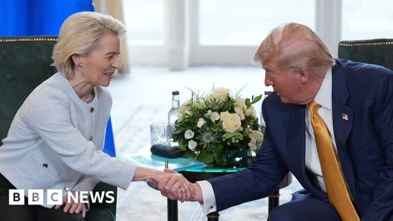 Eu and us agree trade deal, with 15% tariffs for