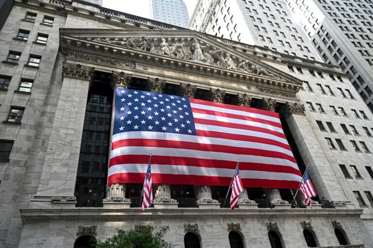 Nasdaq pops on nvidia boost, while dow slides after cpi