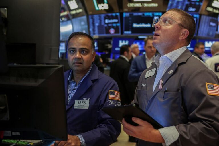 S&p 500, nasdaq end at fresh record highs as data,