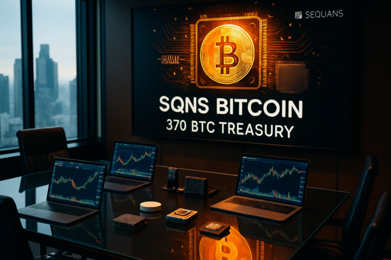 Semiconductor giant sequans buys 370 bitcoin, plans 3,000 btc treasury