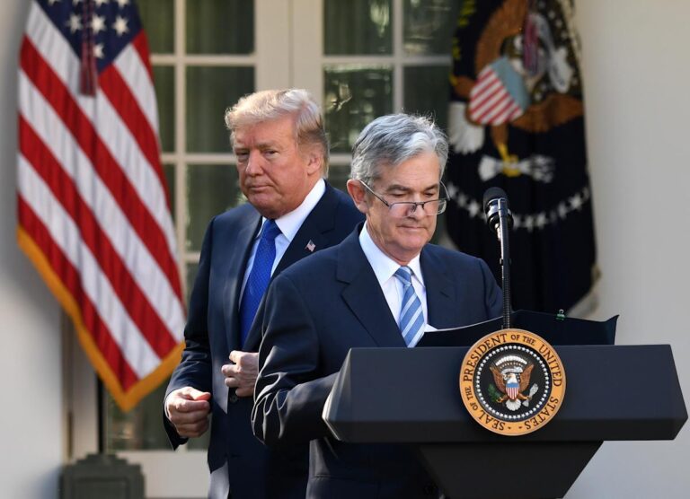 Trump says 'not planning' fire fed chair powell after reports