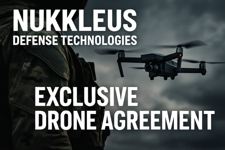 Nukkleus forms defense unit, wins bladeranger us drone tech rights