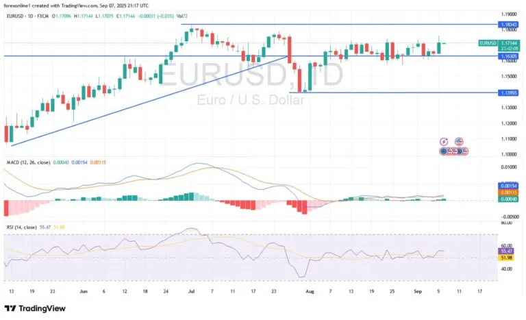 Interest rates supports euro (chart)